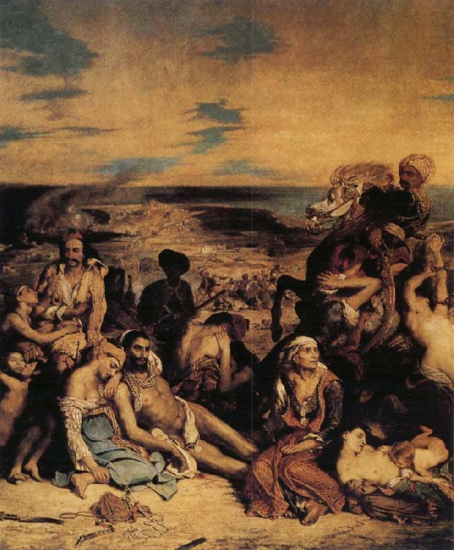 Eugene Delacroix The Massacre of Chios china oil painting image